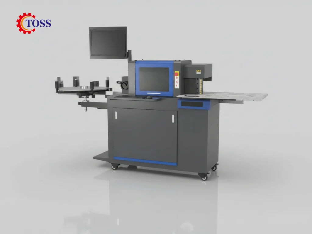 CNC channel letter bending machine for aluminum signage fabrication