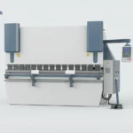 CNC sheet bending machine used for precise metal bending and forming in industrial manufacturing.
